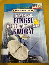 Image of Persamaan fungsi & pertidaksamaan kuadrat